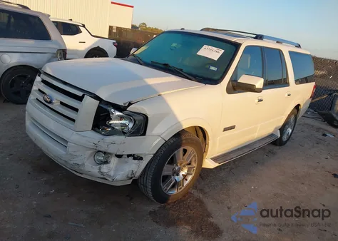 2007 Ford Expedition El Limited из США, поврежденный, VIN 1FMFK19557LA31404